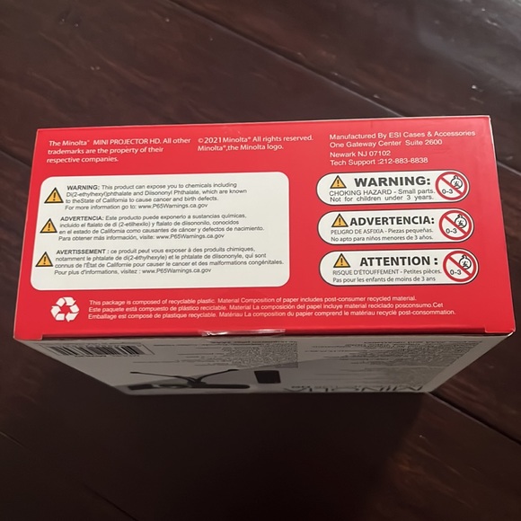BRAND NEW Minolta Mini Projector HD - Picture 6 of 6